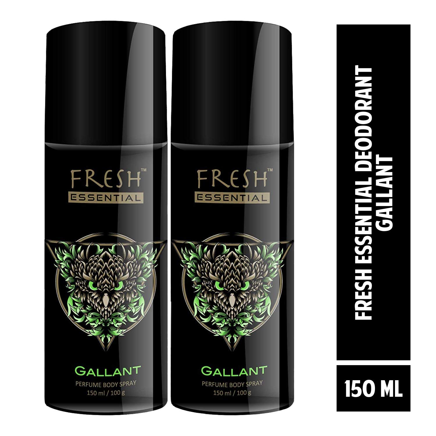 Fresh Essential Desire No Gas Deodrant - 150 ml (Pack of 3)